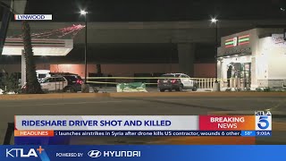 Rideshare driver shot killed [upl. by Animlehliw]