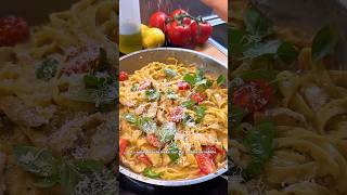 Quick amp Creamy Pesto Chicken Pasta Recipe ✨ [upl. by Willabella]