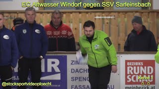 Eiststockeröffnungsturnier Peuerbach EC Altwasser Windorf gegen SSV Sarleinsbach [upl. by Killigrew]