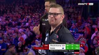 33 Ron Meulenkamp vs Ben Robb 2020 PDC World Darts Championship 20191218 Round 1 [upl. by Connel283]