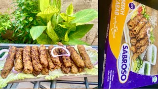 Sabroso Seekh kebab 540g full honest review  price taste quality quantity and size full review [upl. by Elmer96]