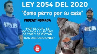 LEY 2054  LEY DE PROTECCIÓN ANIMAL EN COLOMBIA  MASCOTAS PODRÁN ESTAR EN ZONAS COMUNES  1RA PARTE [upl. by Enelear]