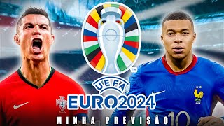 A MINHA PREVISÃO PARA O EURO 2024 😂  PORTUGAL VENCE [upl. by Nylahsoj]