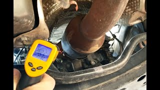 How To Test a Catalytic Converter is Good or Bad With a Low Cost Infrared Thermometer [upl. by Oribelle]