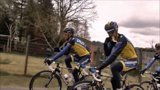 SaxoTinkoff on LiegeBLiege parcours [upl. by Swen436]