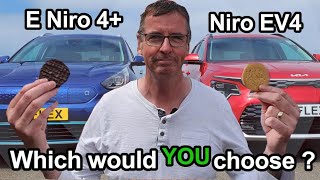 Kia Niro EV4 and E Niro 4 comparison  The difference between the Kia Niro EV 4 and 4 [upl. by Ellicul]