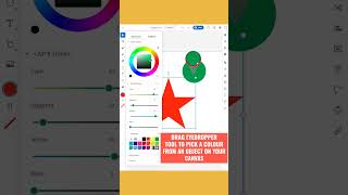 How To Use Eyedropper Tool in Illustrator on iPad shorts illustratortutorial illustratoripad [upl. by Namolos]