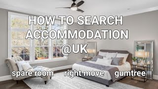 HOW TO SEARCH ACCOMODATION IN UK  BEST DEALS  SPARE ROOM 2024 [upl. by Eidda]