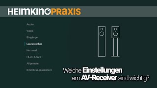 Welche Einstellungen am AVReceiver sind wichtig EP126 [upl. by Leahcin]