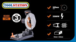 Cut with Precision Introducing the Evolution R355CPS MultiMaterial Chop Saw  Toolstation [upl. by Mays]