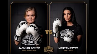 Zuidas Business Boxing 2024  Jasmijn Rohde vs Meryam Fayez [upl. by Medardas191]