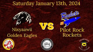 Nixyaawii Golden Eagles vs Pilot Rock Rockets Varsity Boys [upl. by Valentine247]