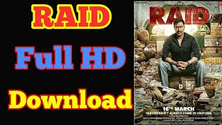 Raid 2018 Hindi Full HD Movie Download [upl. by Inig842]