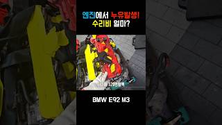 BMW M3  엔진에 누유  네수리비가얼마라고요 [upl. by Sharyl]