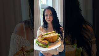 Chicken Basil Salad sandwich cooking easyrecipe [upl. by Meece261]