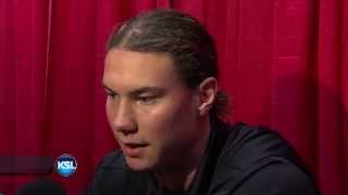 Utah QB Travis Wilson press conference 10272014 [upl. by Airtap498]