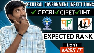 CECRI  CIPET  IIHT  Check Your Previous year General rank❓ TNEA 2024 [upl. by Aerdnahs]