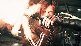 Chris amp Leon kill 100 zombies in 5 minutes  Resident Evil Vendetta  CLIP [upl. by Ylahtan]