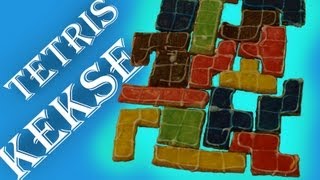 Backe Backe Tetris Kekse Anleitung  Rezept  baking baking Tetris cookies instructions  recipe [upl. by Ulland]