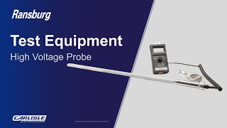 Test Equipment for Electrostatic Equipment  High Voltage Probe [upl. by Isadore]