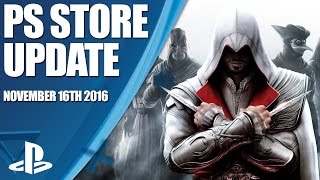 PlayStation Store Highlights  16th November 2016 [upl. by Aynos42]