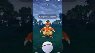 First ever Magmar raid pokemongo magmar raid [upl. by Airla345]