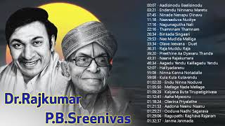 PBSreenivas amp DrRajkumar Top 25 Songs  Audio Jukebox  SJanaki Vani Jairam Kannada HD Songs [upl. by Justus117]