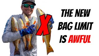 Why Louisianas new redfish bag limit is AWFUL  Facts amp Ideas from an experienced inshore angler [upl. by Rovaert]