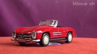 MercedesBenz 300SL Roadster メルセデス ベンツ ダイキャストオープンカー ジョージア [upl. by Aerol365]