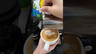 Coffee Latte made with HiBREW H10A Coffee Machine coffee coffeelatte icedcoffee nespresso [upl. by Ater]