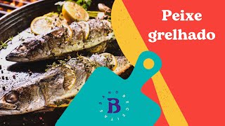 Peixe grelhado com molho de camarão  Band Receitas [upl. by Enelad]