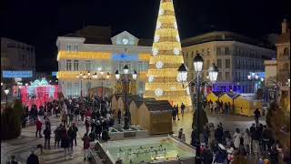 Campanadas del 2023 al 2024 en la Plaza de España de Tomelloso [upl. by Carree230]