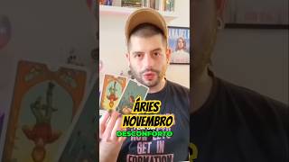 Aries Novembro  tarot ariestarot leituramensal previsõestarot [upl. by Akinwahs]