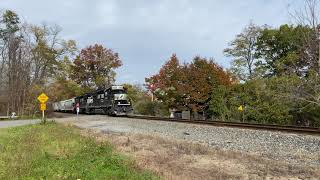 A few miles down the line NS H06 cruising through Penn Yan [upl. by Otti]