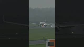 RYANAIR SMOOTH LANDING  EDINBURGH AIRPORT shorts ryanair ryanairlanding landing boeing [upl. by Us]