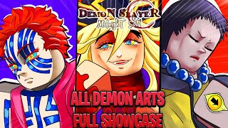 All Demon Arts Showcase In NEW Roblox Demon Slayer Game Demon Slayer Midnight Sun [upl. by Airekahs]