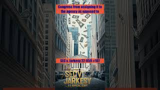 SEC v Jarkesy SCOTUS oral argument SEC amp WallStreet Showdown on SupremeCourt 107 [upl. by Aylad]