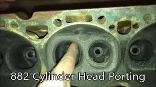 Small Block Chevy Stock Cylinder Head Porting [upl. by Ondine]