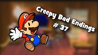 Creepy Bad Endings Paper Mario The Thousand Year Door [upl. by Bracci]