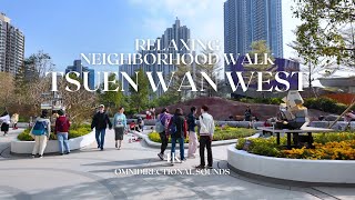 Relaxing Neighborhood Walk Tsuen Wan West in Hong Kong 4K [upl. by Tammie65]