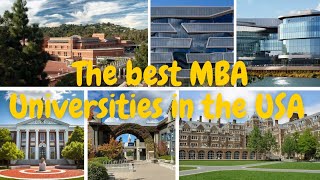 The best MBA Universities in the USA [upl. by Valenka681]