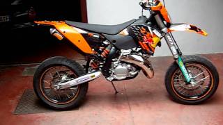 Ktm 125 Supermotard 2009 with FMF [upl. by Armyn]