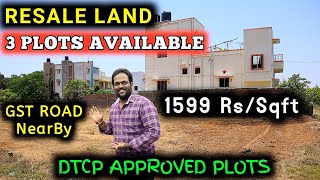 Resale Land For Sale🏡Low Budget Residential Plots for sale💥DTCP PLOTS💥Ranis vlogs [upl. by Ettecul289]