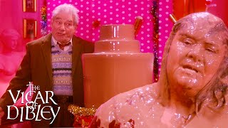 Vicars Chocolate Fountain  The Vicar of Dibley  BBC Comedy Greats [upl. by Diarmuid27]