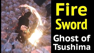 Fire Sword in Ghost of Tsushima How To Get The Undying Flame [upl. by Pleione159]