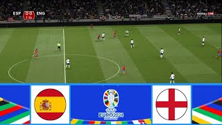 SPAIN VS ENGLAND  UEFA EURO 2024  FINAL  FOOTBALL LIFE 2024 [upl. by Padraic]