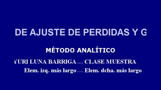 CONTABILIDAD AJUSTES POR EL METODO ANALITICO 1A PARTE [upl. by Diao357]