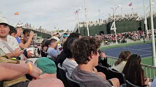 Ben Shelton and Ethan Quinn practice today at BNP Indian Wells California [upl. by Maia]