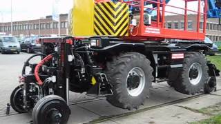 Manitou Manirail telehandler [upl. by Gayler]