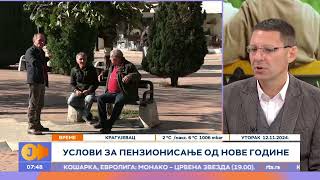 RTS JUTARNJI PROGRAM  Novi uslovi za odlazak u penziju [upl. by Corrina26]